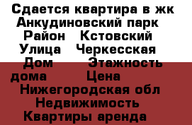 Сдается квартира в жк Анкудиновский парк › Район ­ Кстовский › Улица ­ Черкесская › Дом ­ 3 › Этажность дома ­ 21 › Цена ­ 13 000 - Нижегородская обл. Недвижимость » Квартиры аренда   